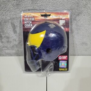 BULLY College Hitch Cover Michigan Wolverines Helmets Blue Yellow New
